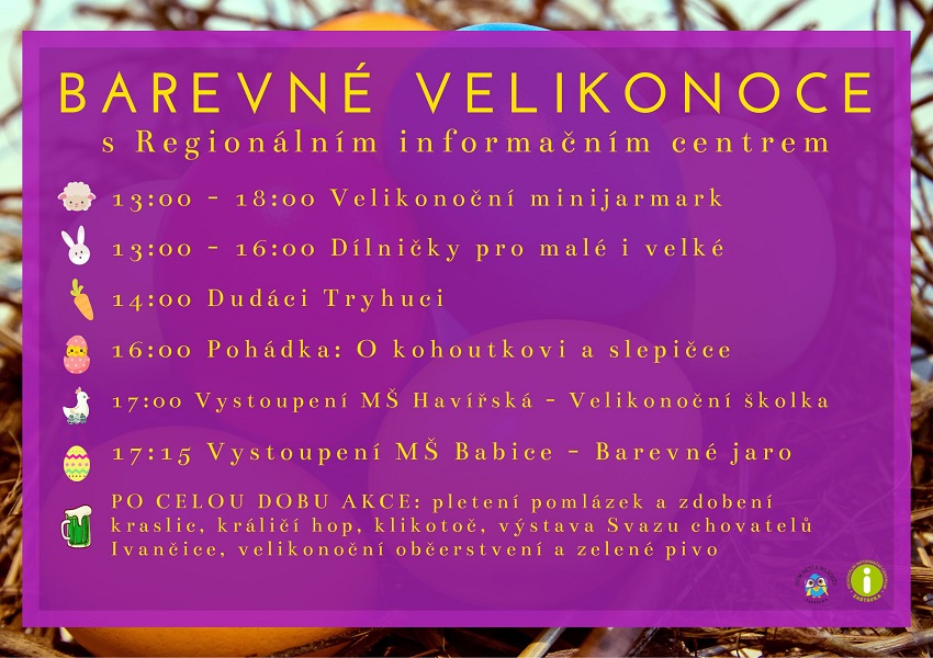 barevné velikonoce program